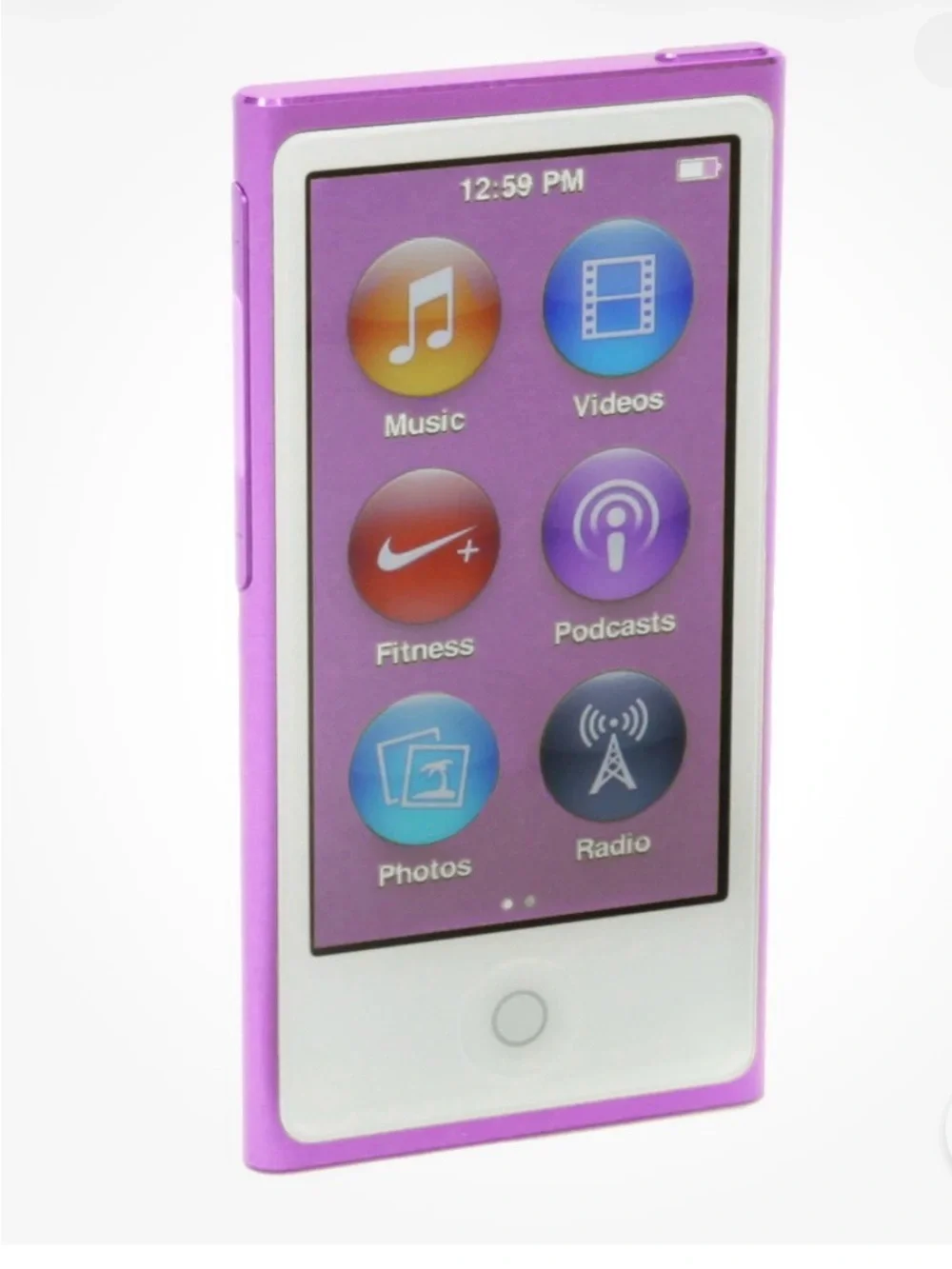 Apple Purple iPod Nano Touchscreen Media Player